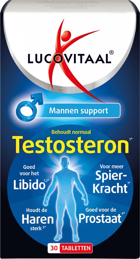 Lucovitaal Testosteron Mannen Support 30 tabletten