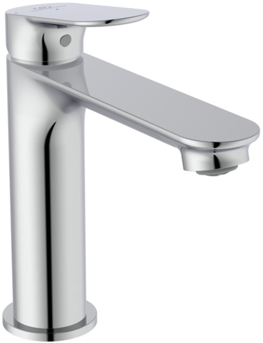 Ideal Standard IS Wastafelkraan H120 CeralifeO spr.135mm - z.afvoergarn. BlueStart chroom, BE119AA