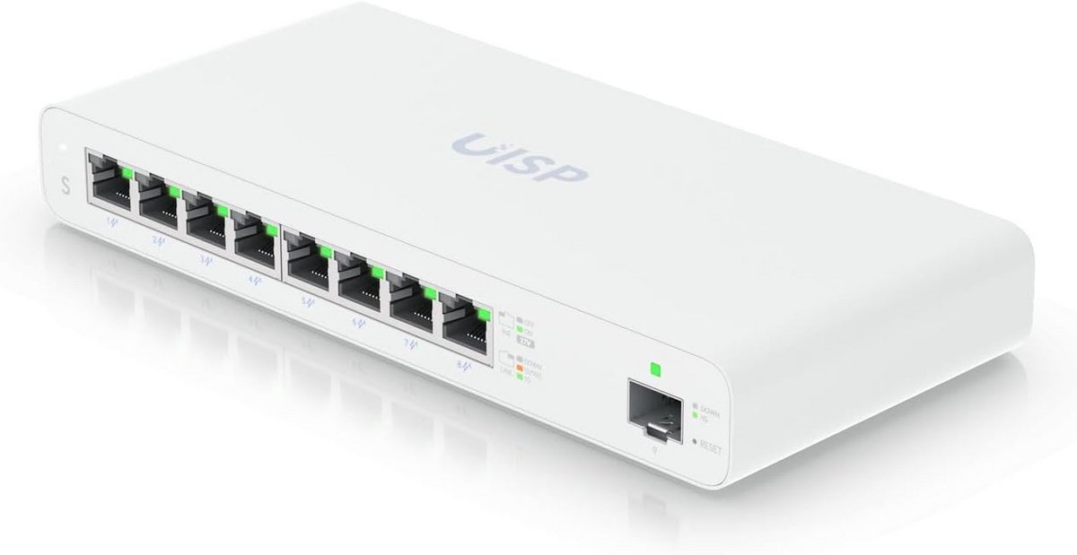 Netwerk Switch - PoE Switch - Netwerk Beheer - Compact Ontwerp - 8 Watt - Wit