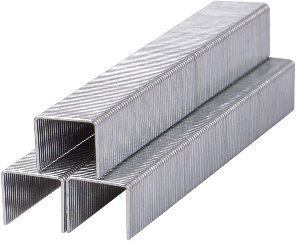 Nieten - Bevestigingsnieten - Meubels Bekleden - U-vormig - 10MM 2000 STUKS - Grijs