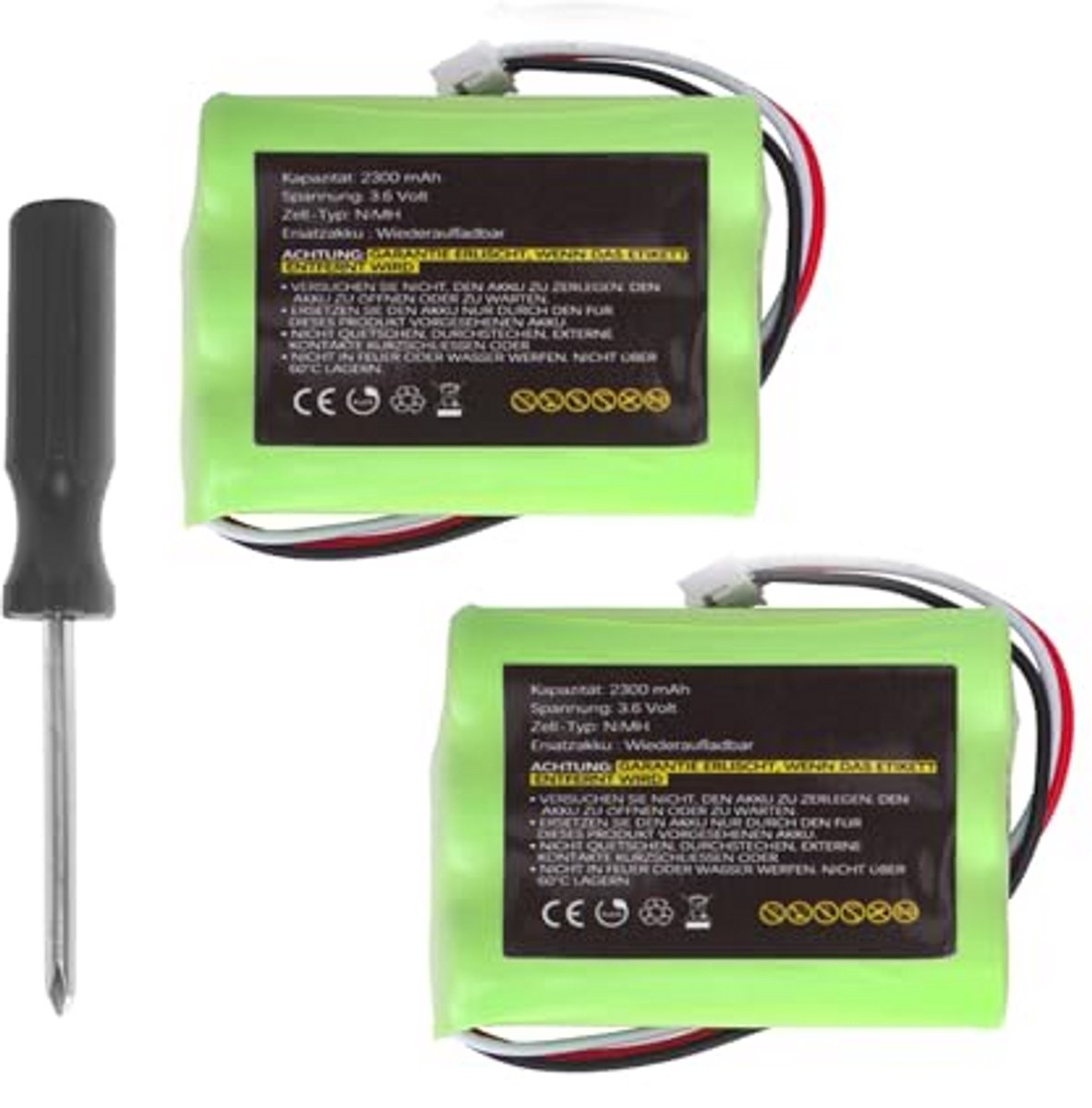 Muziekbox Batterij - Reserveonderdeel Accu - Luisterplezier Verlengen - Eenvoudige Installatie - 2300 mAh - Zwart