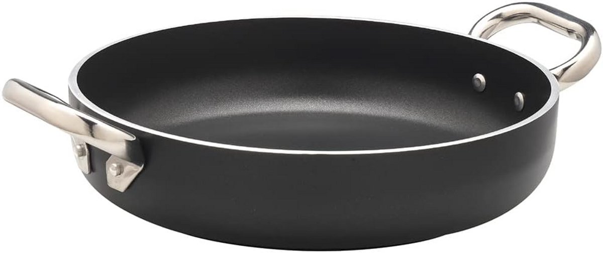Omeletpan Aluminium - Koekenpan - Koken - Antiaanbaklaag - 28 cm - Zwart