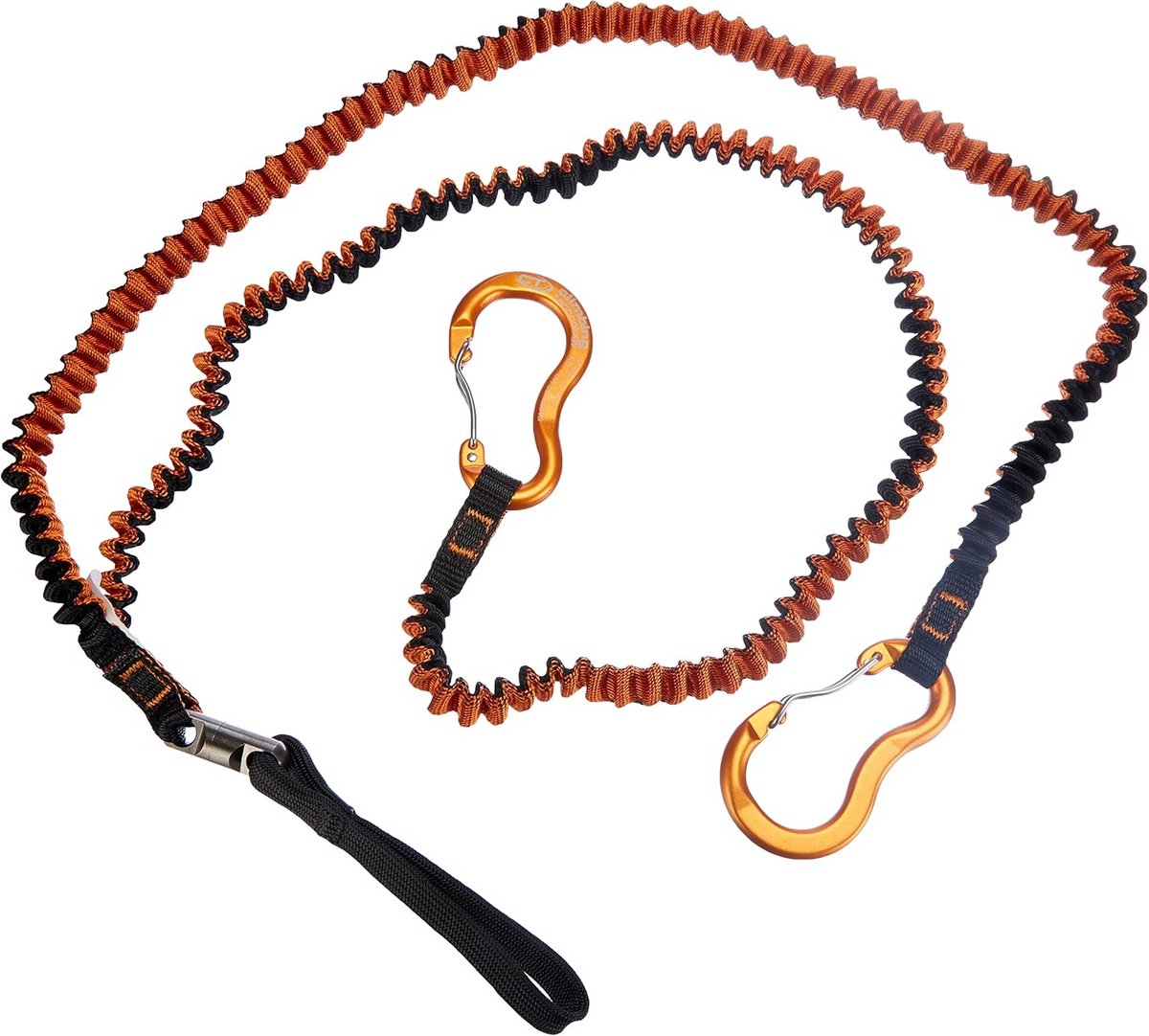 Polsbanden - Veiligheidshandschoenen - Klimmen - D-vorm - 3.6 x 18.2 x 15.6 cm - Zwart/Oranje