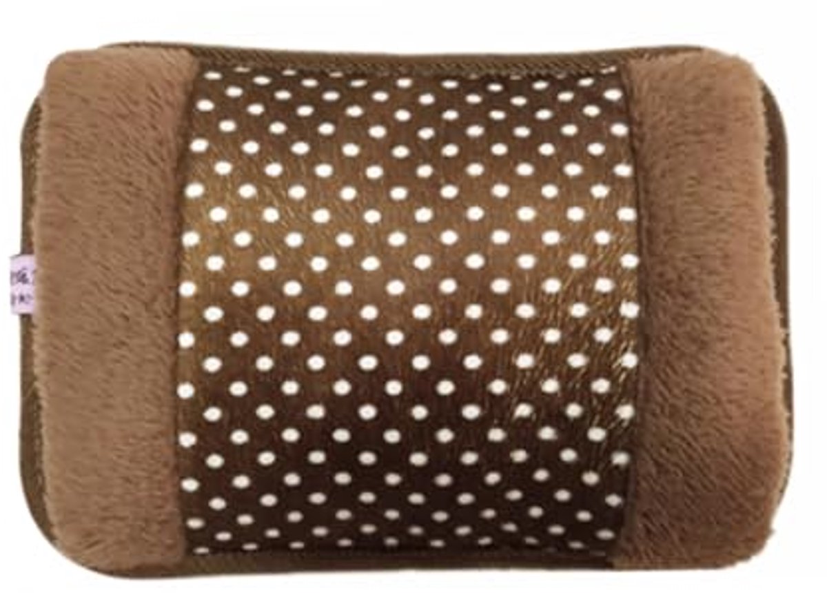 Oplaadbare Warmwaterzak - Elektrische Fles - Pijn Verlichten - Zachte Flanellen Deksel - 26x19 cm - Grijs