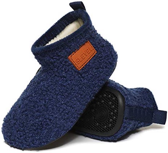 Kinderslippers Sokken - Huisschoenen - Binnenhuis Comfort - Zachte Zool - Peuter Maat - Blauw — afbeelding 4