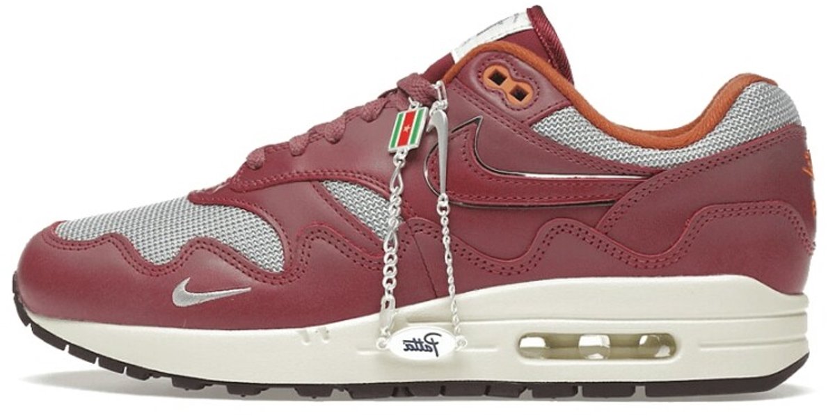 Nike Air Max 1 Patta Waves Rush Maroon Multicolor