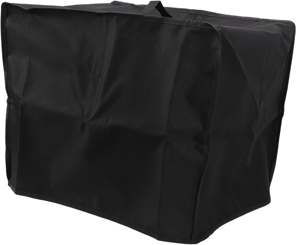 Friteuse Ovenhoes - Apparaathoes Keuken - Apparaat Beschermen - Gewatteerd Nylon Materiaal - 50x38x40cm - Zwart
