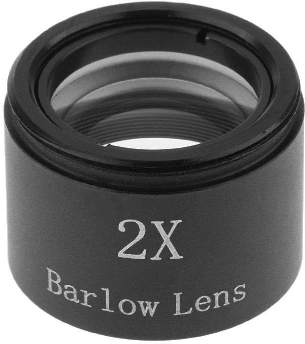 Dailygoods- Barlow Lens 2x Vergroting - Astronomische Telescoop Oculair 1,25 inch - Lichtgewicht Aluminiumlegering - Hoge Lichttransmissie - Duurzaam - Uitstekend Contrast en Beeldscherpte - Telescooplens
