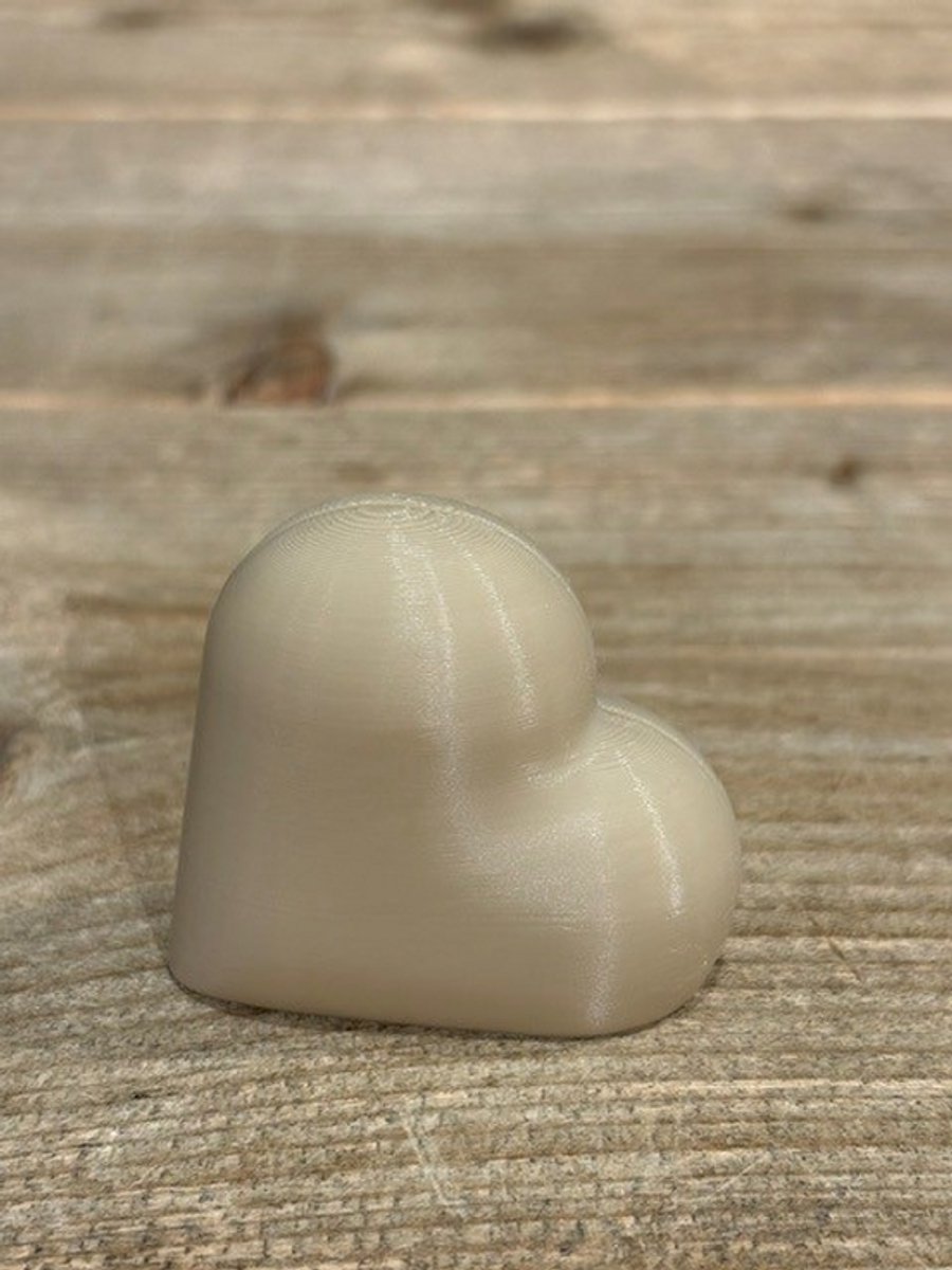Lief Label Kaarthouder Hartje Beige