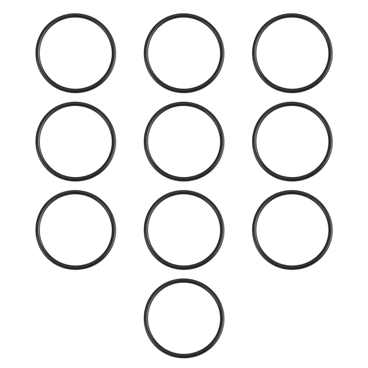 Dailygoods- Horloge O-Ringen 10 stuks - 29x32,6x1,8 mm - Duurzaam Rubber - Betrouwbare Waterbescherming - Eenvoudige Vervanging - Precisie Afdichting - Horloge Afdichtingen
