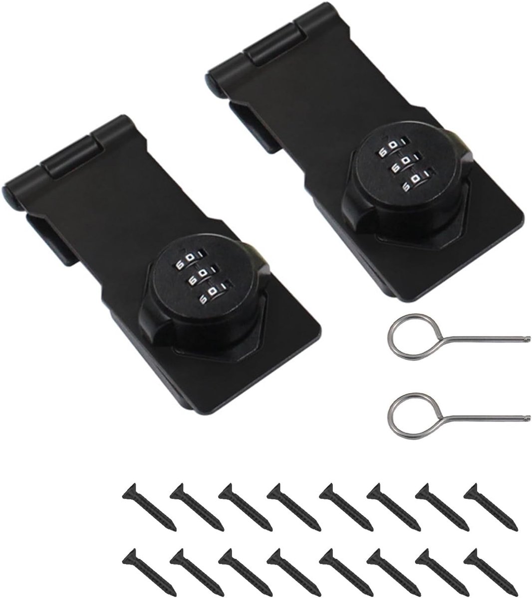 Dailygoods - 2 Stuks Mechanische Wachtwoordsloten voor Deurbeveiliging