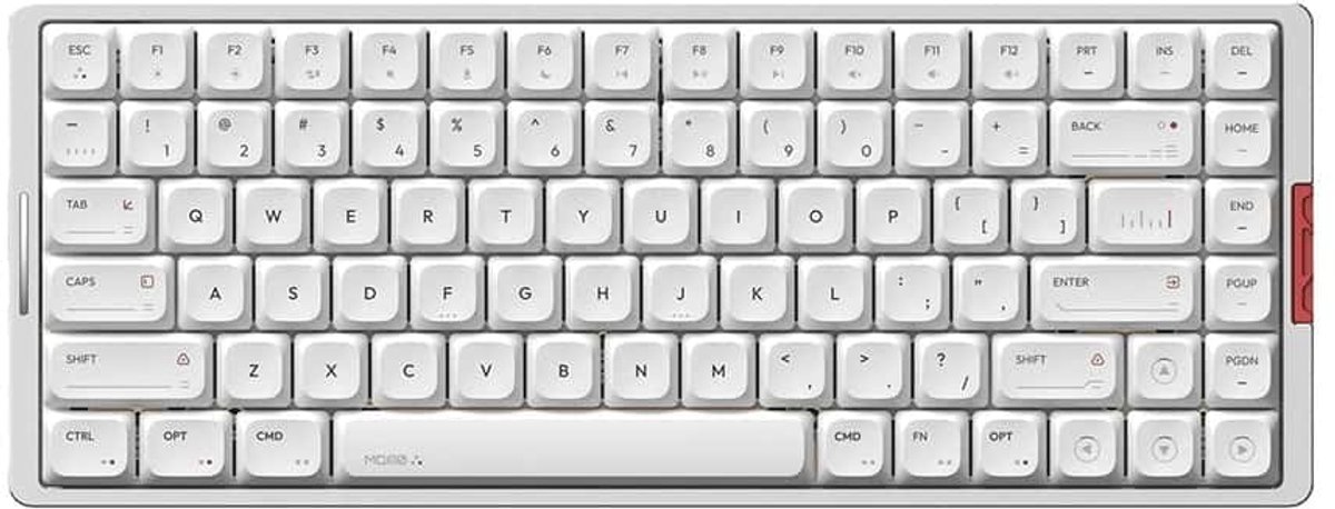 IQUNIX MQ80 Moonlight Silver RGB Draadloos Hotswap Mechanisch Gaming Toetsenbord
