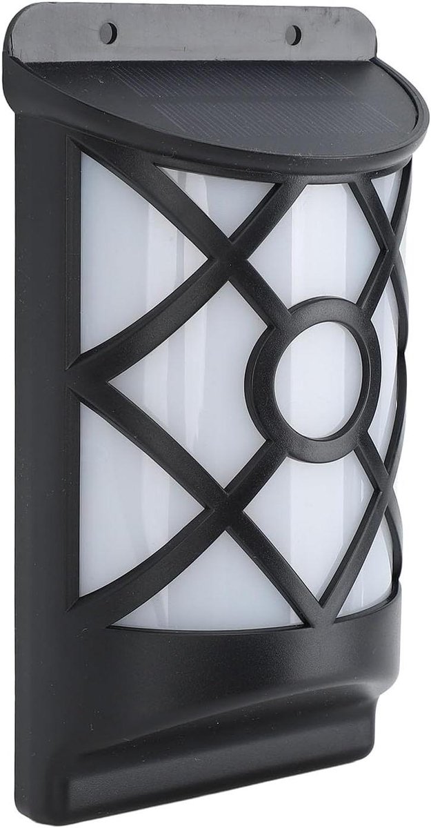 Vlammen Muurlantaarn - Buitenlamp - Tuin Decoratie - Zonne-energie - IP65 Waterdicht - Zwa