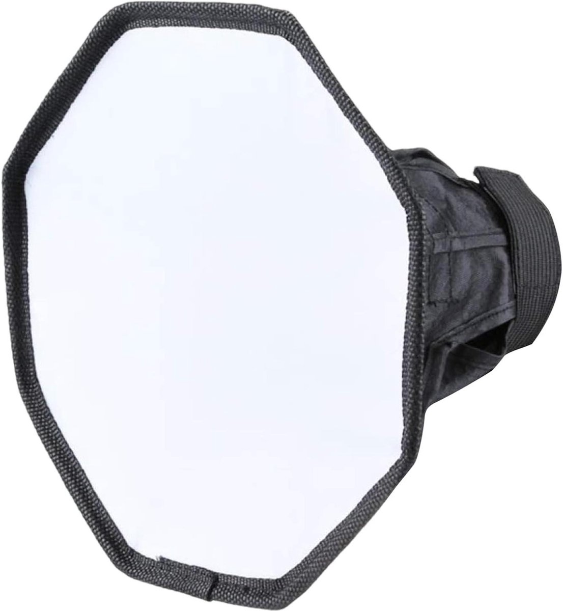 Camera Flits Diffuser - Softbox Reflector - Verbeterde Fotografie - Opvouwbaar Ontwerp - 20 cm - Zwart