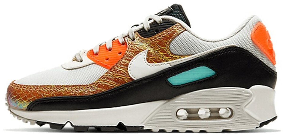 Nike Nike Air Max 90 Reptile Dames Sneaker CW2656-001 Goud