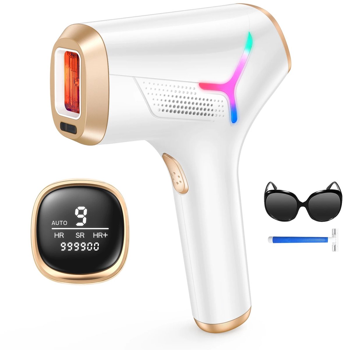 Lilac & Lily IPL Ontharingsapparaat – Laser Ontharing - Gladde huid vanuit huis - Permanente Ontharing - Alle lichaamsdelen incl. bikinilijn
