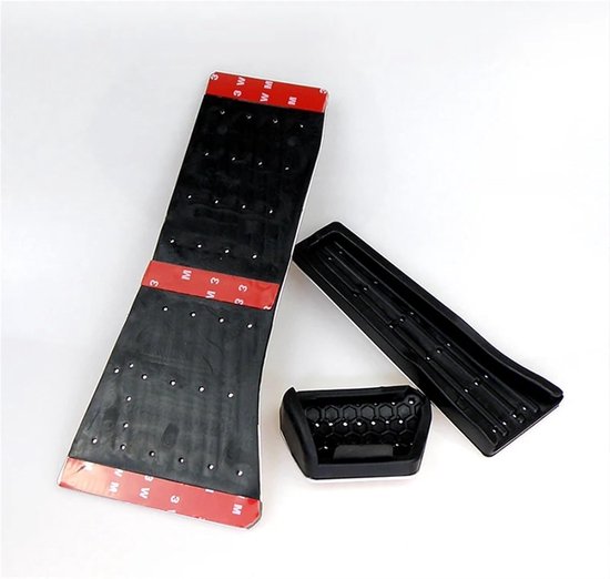 Pedaalhoezen Set - Auto Accessoires - Verbeter Rijervaring - Antislip Aluminium - Specifieke Modellen - Zilver — afbeelding 4
