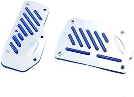 Auto Pedaal Covers - Set Pedaal - Verbeteren Rijervaring - Antislip Aluminium - Universeel - Blauw — afbeelding 2