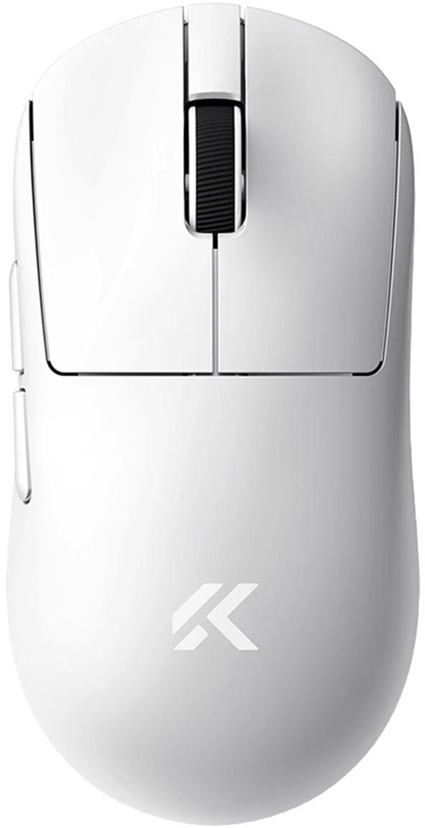 MCHOSE A7 V2 Pro White 8K Hz PAW3395 Sensor Draadloze Symmetrische Gaming Muis (MC-A7V2-2)