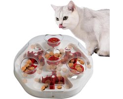 Hondenpuzzel Voor Snacks,Interactieve Langzame Voederbak,Interactieve Hond Puzzel Voeder - Voor Langzaam Voeren Training Tandjes Thuis Spelen Verveling Verlichting Pup Kitten Middelgroot Groot Ras