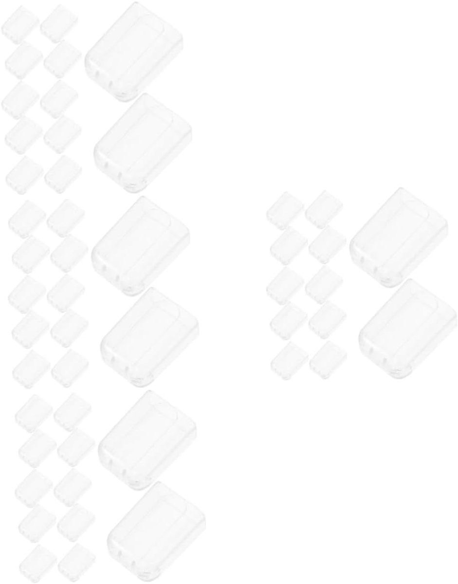 Tandenborstelhoezen - Opzetborstelkapjes - Reizen - Hygiënische Bescherming - 4 sets - Transparant