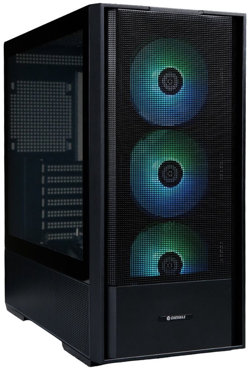 Enermax K1A AIR 3x120mm ARGB Fan Mesh Gehard Glas USB 3.2 EB750-C 750W 80+ Bronze Mid Tower ATX Gaming Behuizing (EC-K1A-AIR-EB750-C)