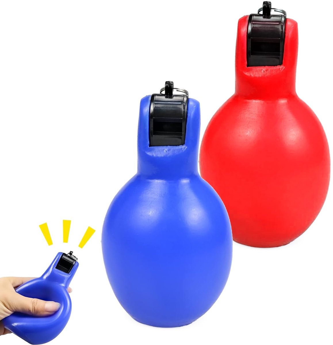 Cosensi- Handpfeife 2 stuks - Sportfluitje - Trainerfluit - Hygienisch - PVC - Duurzaam en helder geluid - Sportfluit