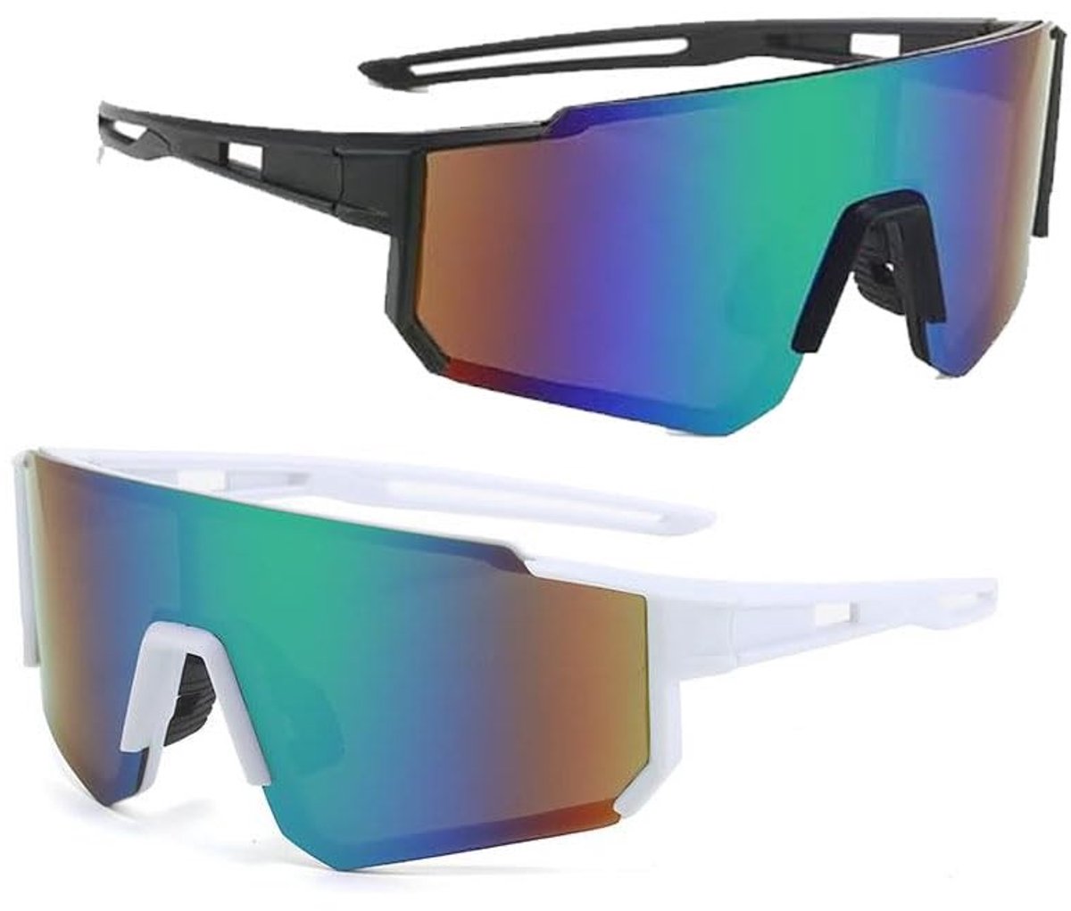 MTTproducts- Fietsbril Gepolariseerd - Sportzonnebril - Outdoor Activiteiten - Lichtgewicht - Schokbestendig - Flexibel Frame - Sportbril