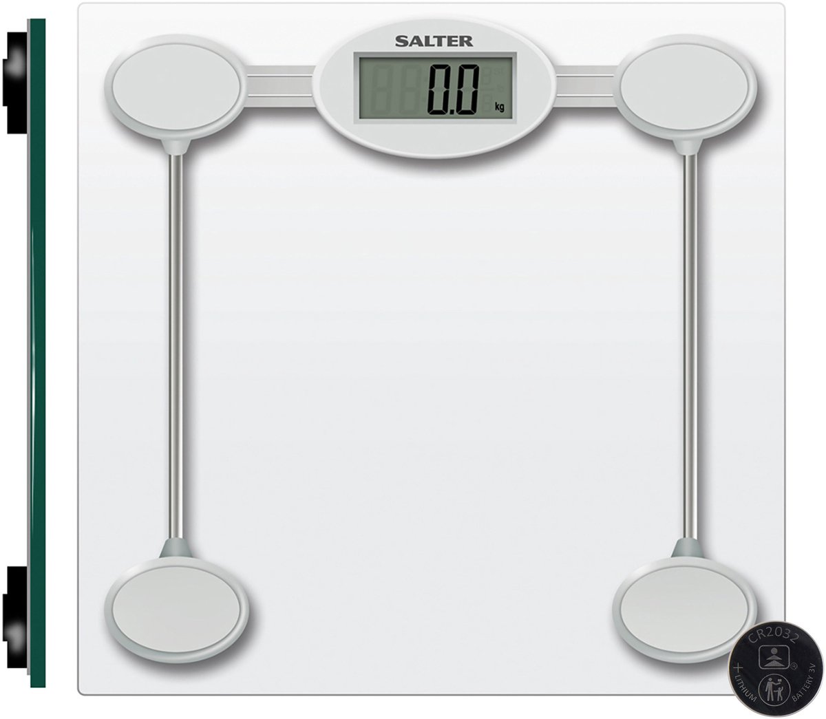 Salter Glass Digitale Weegschaal – Lichaamsgewicht, 180Kg Capaciteit