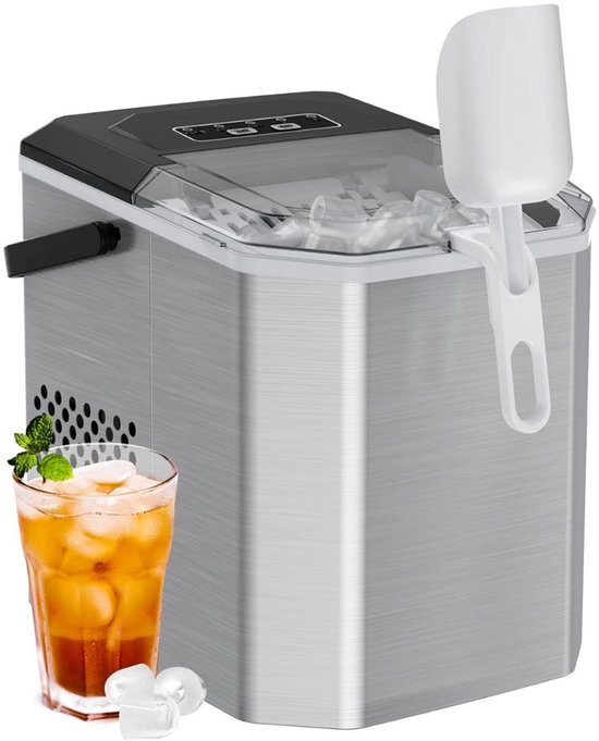 IJsblokjesmachine, mini, draagbaar, compact, werkbladen, 6 minuten