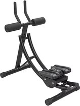 E-Shop4u® - Buikspiertrainer – Ergonomische - Duurzaam - Verstelbaar - Ruimtebesparend - Buikspiertrainer - Buikspierbanken - Buiktrainer - Buikspieren trainer - Fitnessapparaten - Zwart