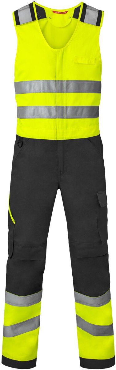 HAVEP Bodybroek High Vis 20453 - Charcoal/Fluo Geel - 48