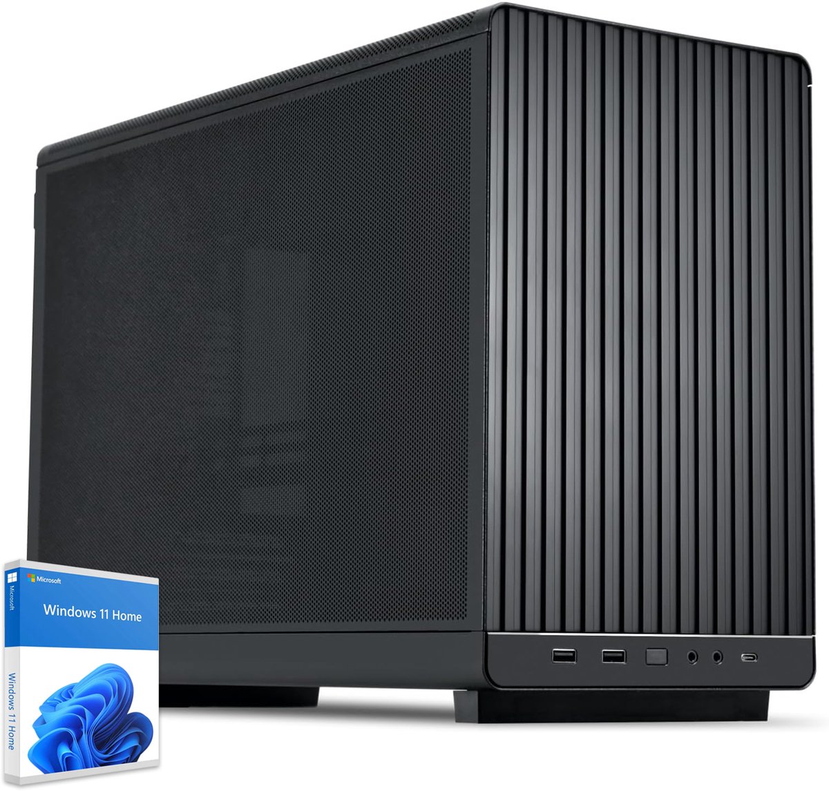 Sedatech Mini-PC Werkstation Micro ATX • Intel i5-12400F 6x 2.5GHz • Geforce RTX5070 • 32Gb DDR5 • 2Tb SSD M.2 • WiFi • Bluetooth, USB C • Windows 11 • Desktop computer