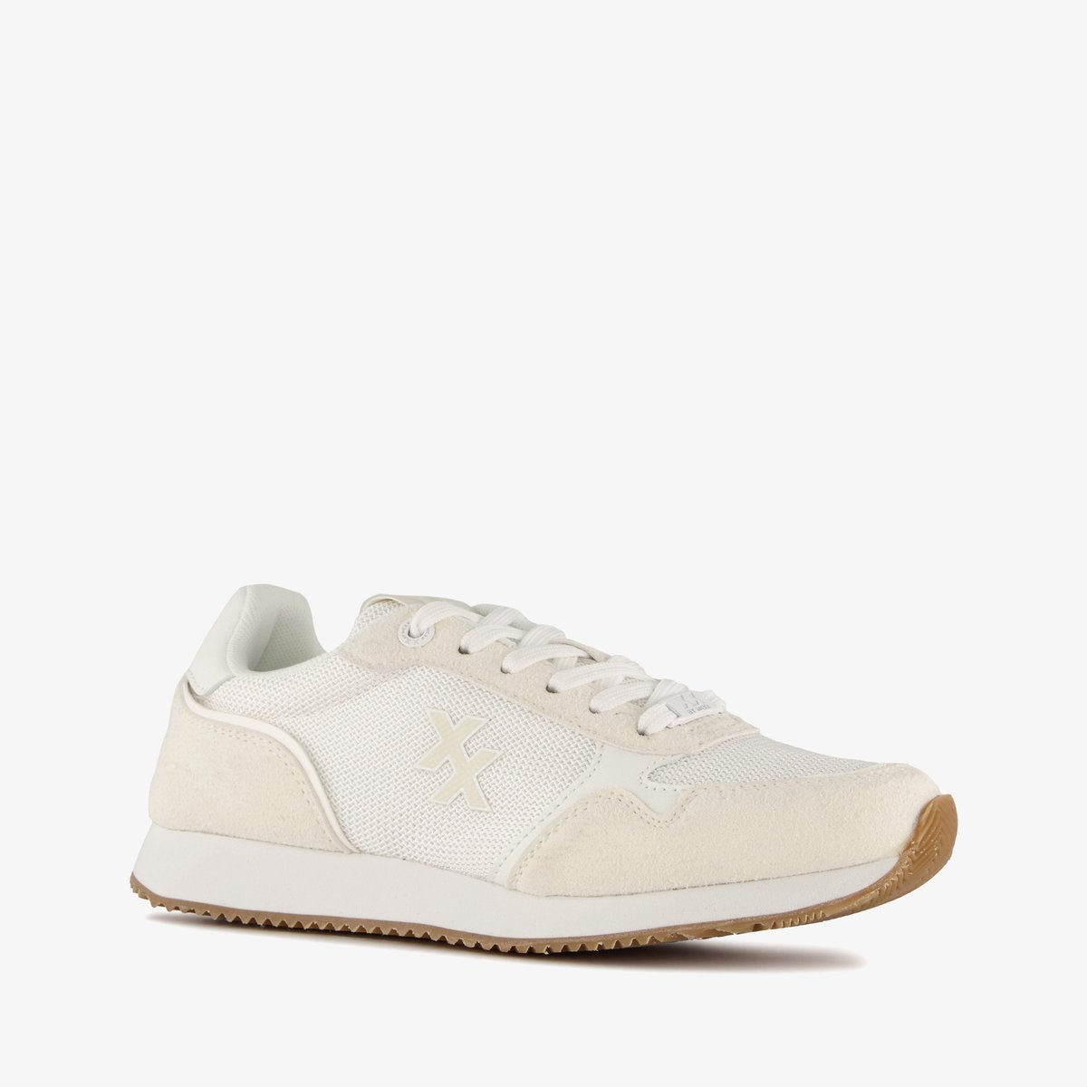 XX by Mexx metallic dames sneakers - Wit - Uitneembare zool - Maat 37