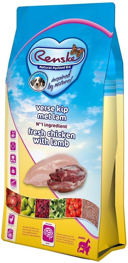 Renske - Super Premium Puppy Kip Lam Hondenvoer