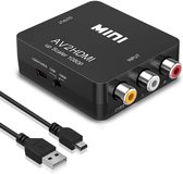 Bol.com RCA naar HDMI-converter - 1080P RCA Composite CVBS AV naar HDMI Video Audio Converter Adapter - geschikt voor PS2/Xbox/S... aanbieding