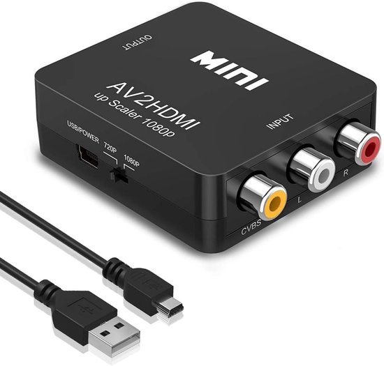 RCA naar HDMI-converter voor oude apparaten