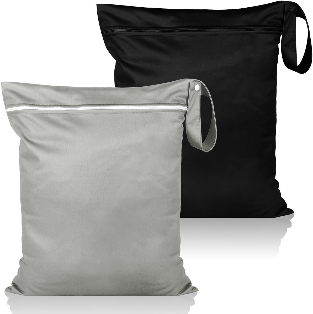 Ibenzoa® Handige Waterafstotende Opbergtassen voor Kleding en Zwemspullen met Ritssluiting, Set van 2 Stuks