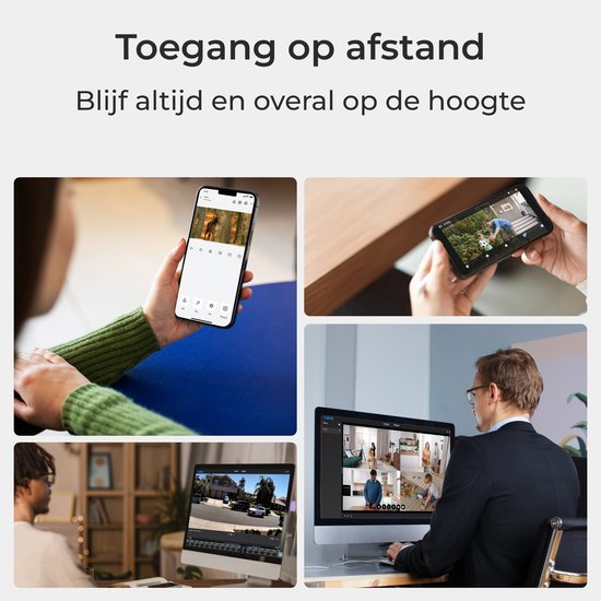Reolink 4K Duo-2-Wifi Beveiligingscamera draadloos buiten, 180° panoramisch zicht, Detectie van personen/voertuigen/dieren van Reolink — afbeelding 5