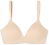 Schiesser Invisible Soft BH - zonder beugels- voorgevormde cup - Dames - Beha zand beige