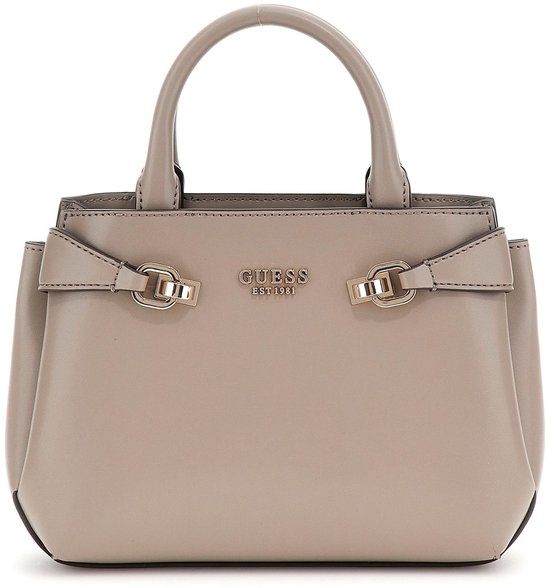 GUESS Sac à épaule bandoulière Sac à main Lorelei Mini Satchel Dark Taupe