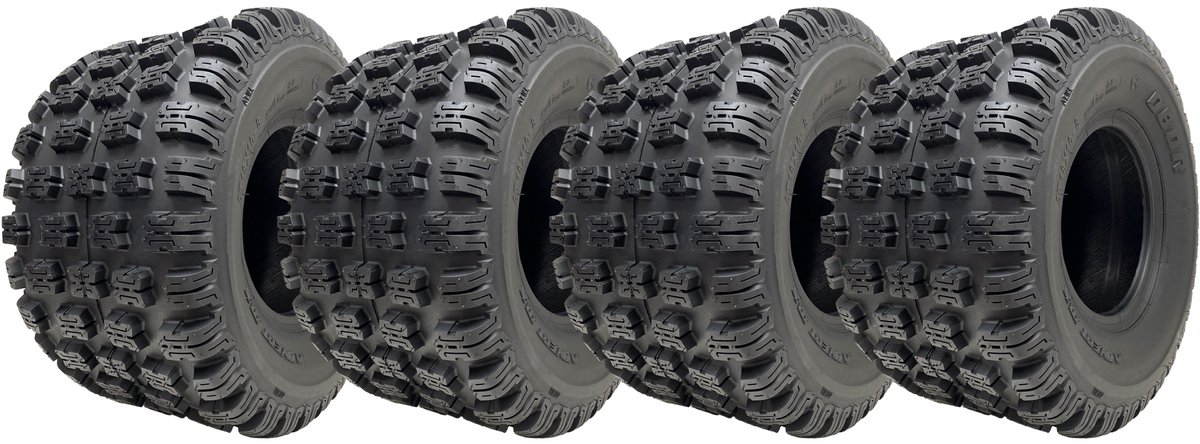 18x10-8 ATV-banden OBOR Advent Tubeless 255/50-8, goedgekeurd voor de openbare weg, 102 kg (set van 4)