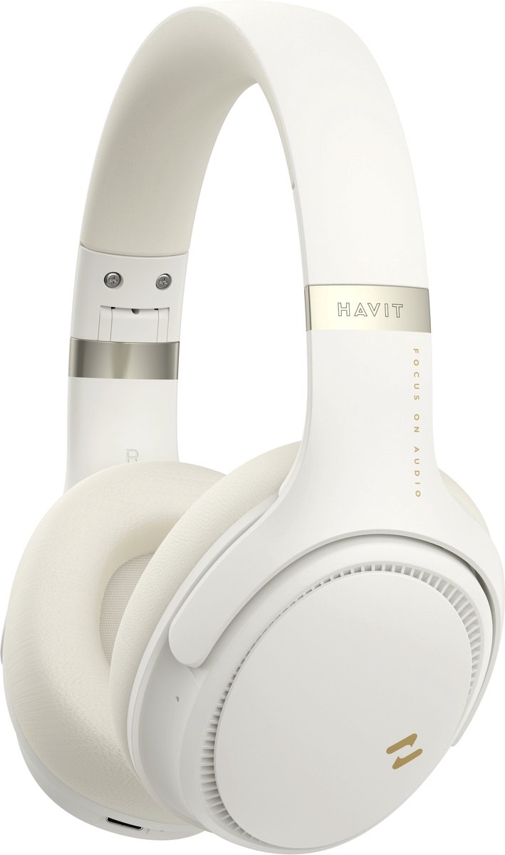 Havit H630BT PRO (Butter-yellow) Hoofdtelefoons Bedraad en draadloos Hoofdband Oproepen/muziek Bluetooth