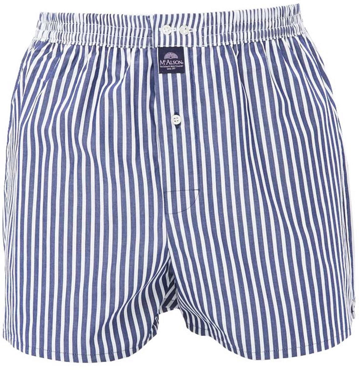 Mc Alson Boxer Striped royal blue