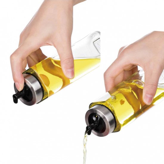 Kinghoff - Flessenset voor Olie en Azijn - Glazen Flessen - 270 ml - Milieuvriendelijk van kinghoff — afbeelding 4