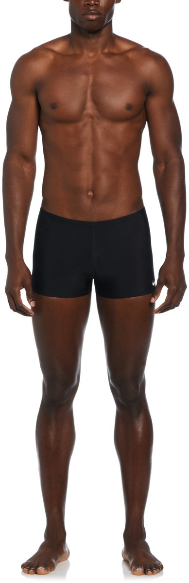 NIKE SWIMM solid swimtrunk Zwembroek middel heren Zwart