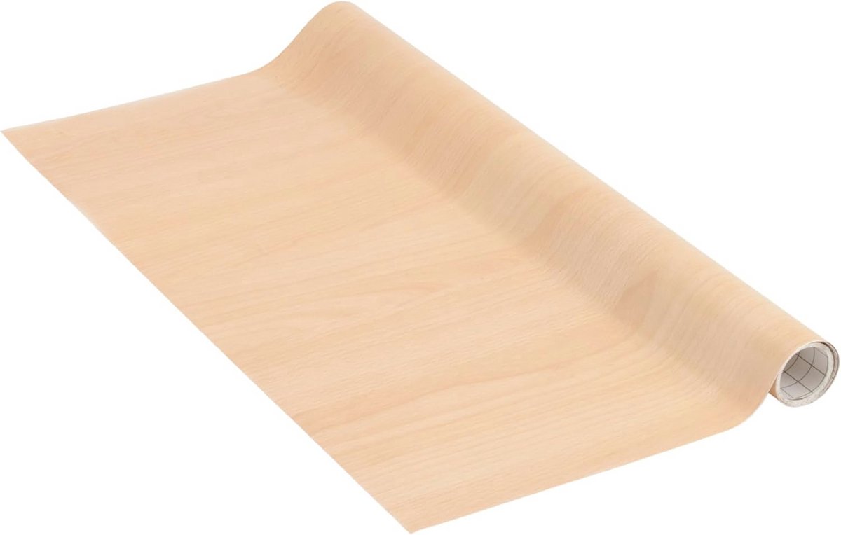 Zelfklevende Houtlook Plakfolie - Bruin, 90 cm x 2,1 m, Vervang Meubels en Keukeninrichting