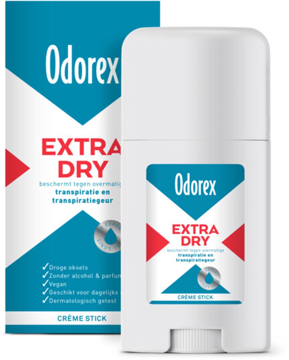 Goedkoopste 3x Odorex Extra Dry Stick 40 ml