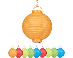 LED lampions - 10 stuks - Ø 20 cm