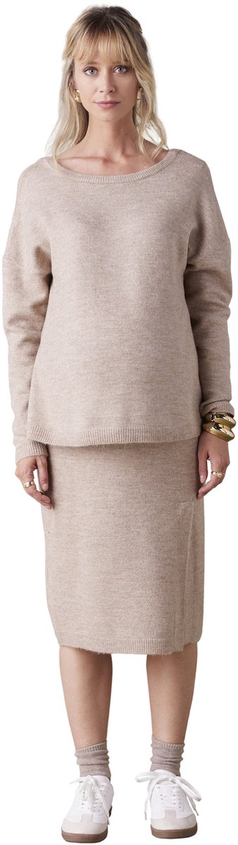 Envie de fraise Set met trui en rok van tricot